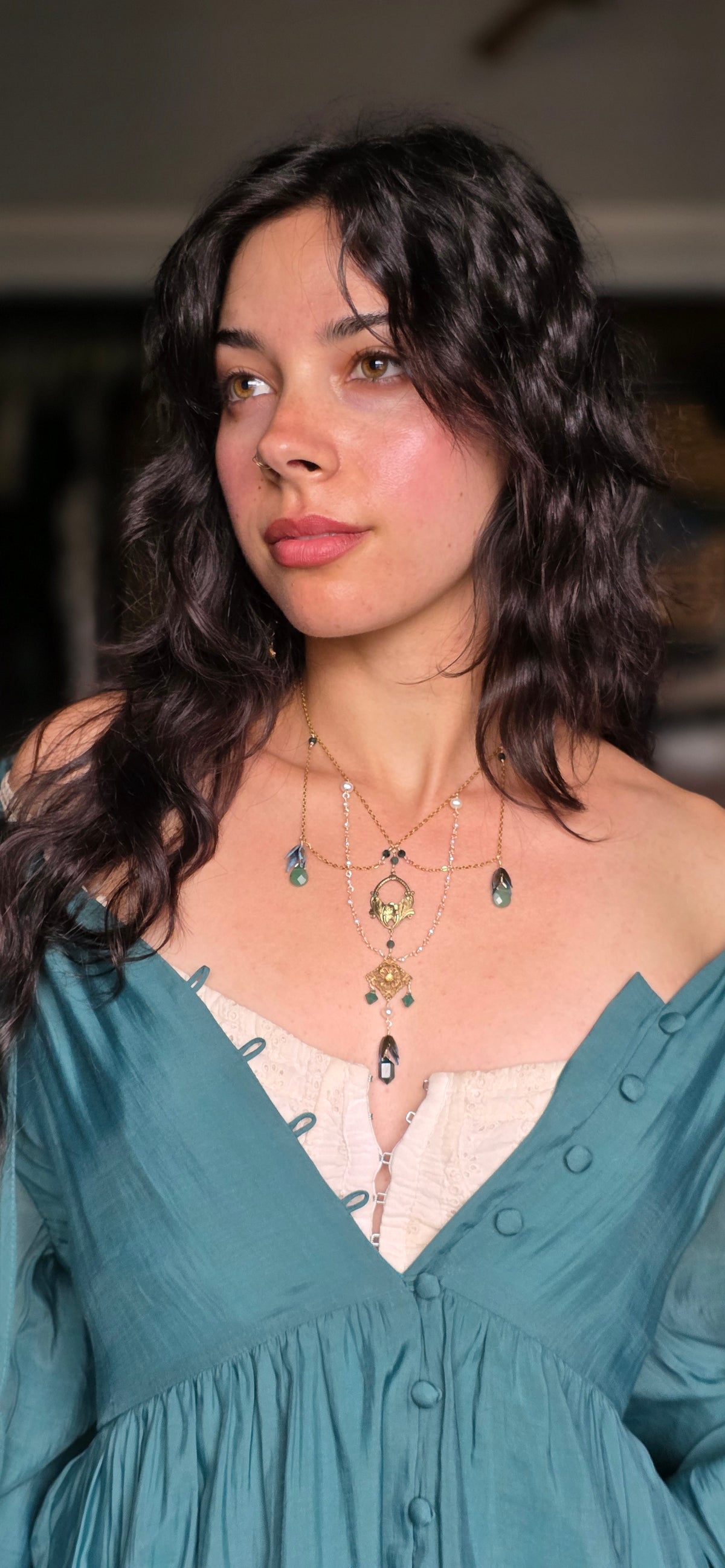 Allegra, the maker behind Stone The Raven
